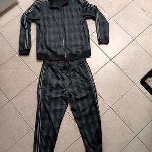 Karl Lagerfeld Black and Gray Lightweight Jacket